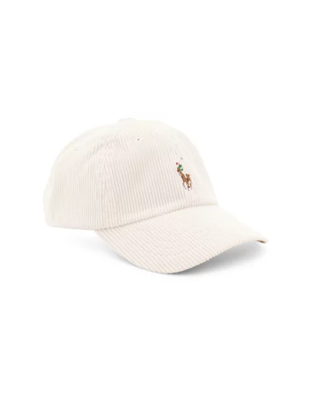 Czapka z daszkiem z wyhaftowanym logo Polo Ralph Lauren biała