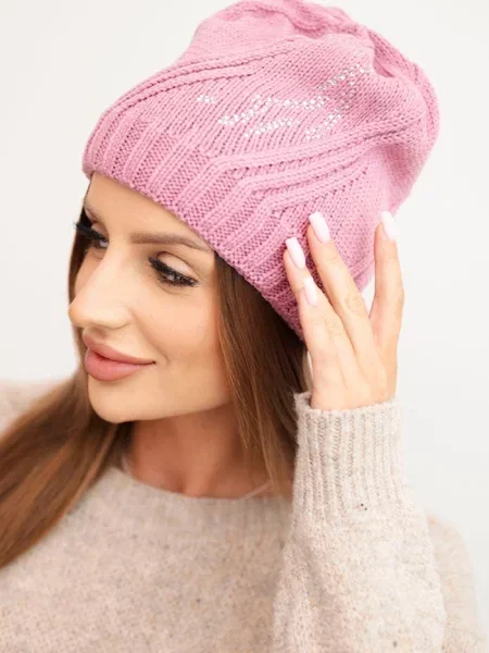 Șapcă Kesi de lână roz