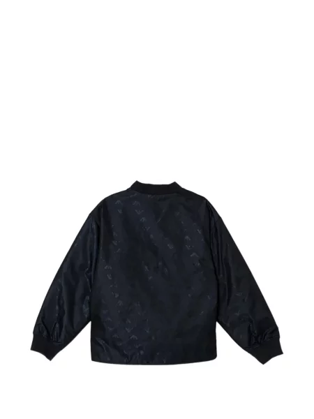 Kurtka bomber dziecięcy Emporio Armani niebieski