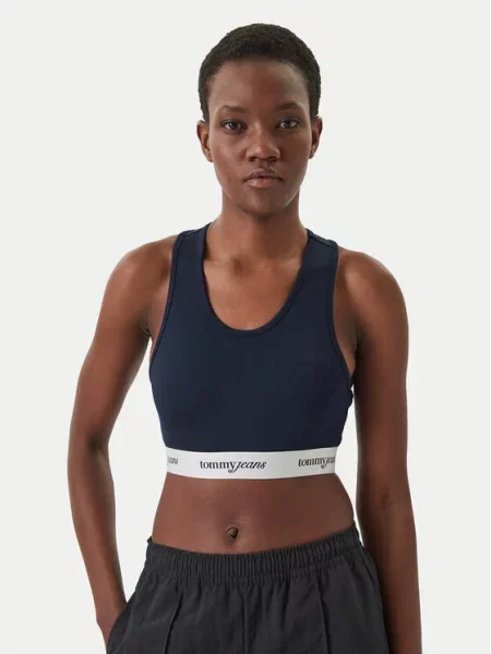 Top Tommy Jeans granatowy