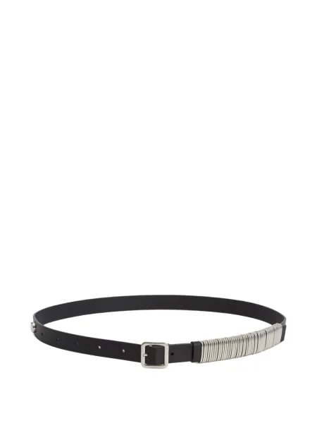 Curea Jil Sander din piele negru