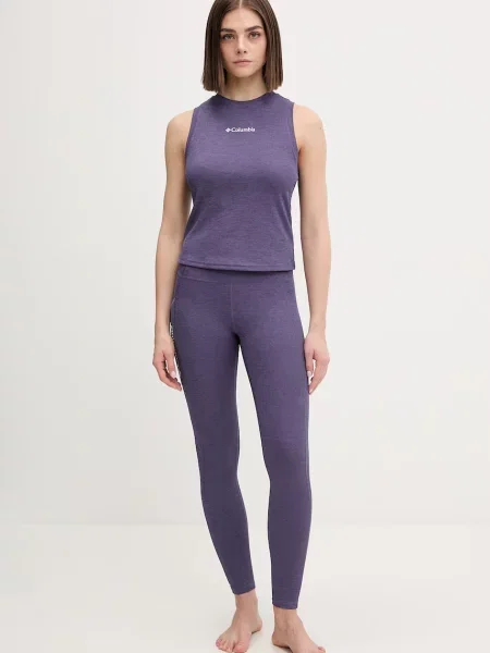 Columbia top sportowy fioletowy