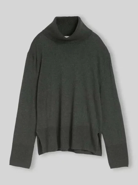 Sweter z golfem z kaszmiru z rozcięciami po bokach Tom Tailor