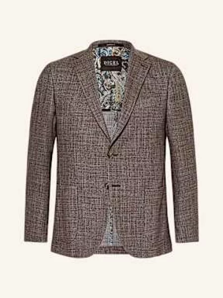 Digel Sako Edward Modern Fit hnědá/ tmavě modrá