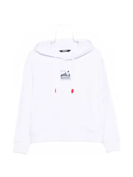 Hanorac cu glugă Rossignol cu imagine alb