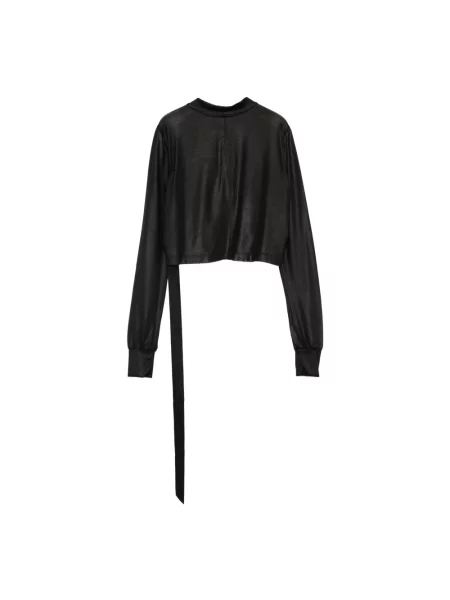 Bluza Rick Owens o skróconej długości czarna