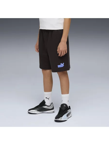 Młodzieżowe szorty o luźnym kroju Essentials Logo Lab PUMA czarne