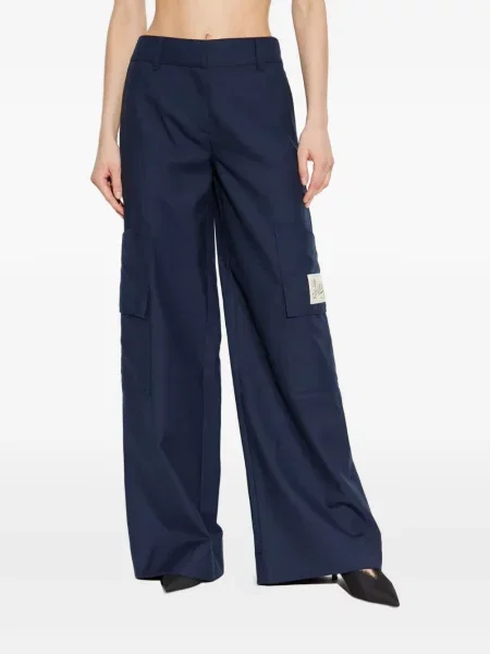 Pantaloni Off-white alb