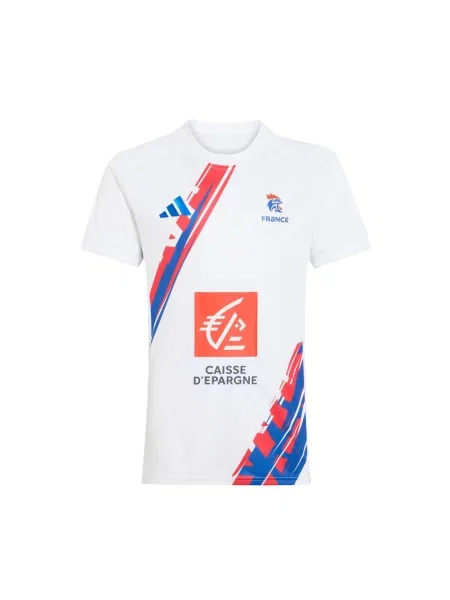 ADIDAS PERFORMANCE Tehnička sportska majica FFHB plava / narančasta / svijetlo crvena bijela