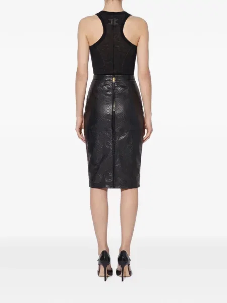 Top Elisabetta Franchi de lână negru