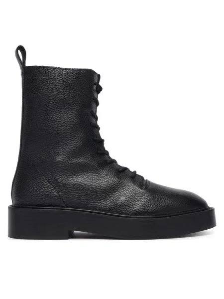 Calvin Klein Зимни обувки Conc Welt Lace Up Boot Lth черен
