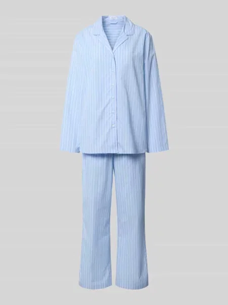 Zestaw piżamy o kroju comfort fit z czystej bawełny model Classic Long Pyjama Set C' Seidensticker
