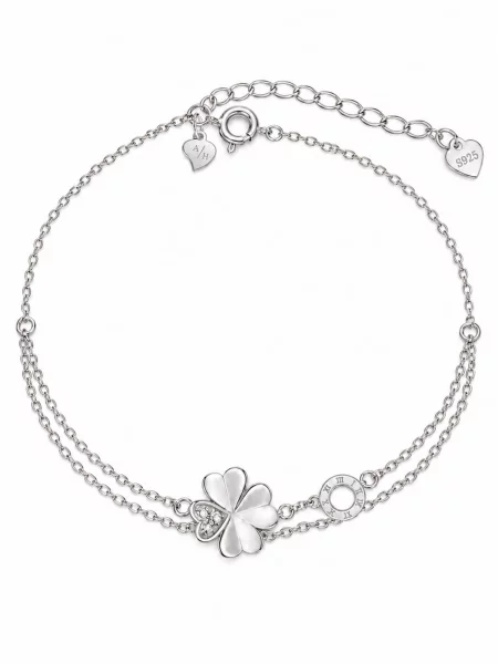 Alster Herz Βραχιόλι Lucky ασημί
