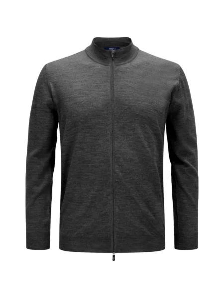 Sweter Fedeli wełniany szary