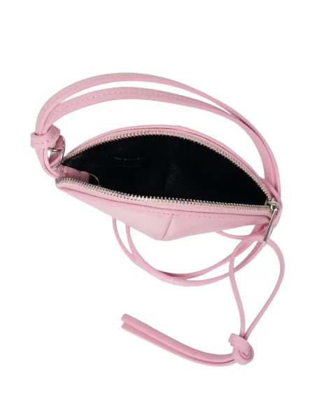 Geantă Jil Sander din piele roz