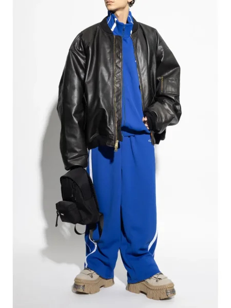 Geanta de piele Vetements negru