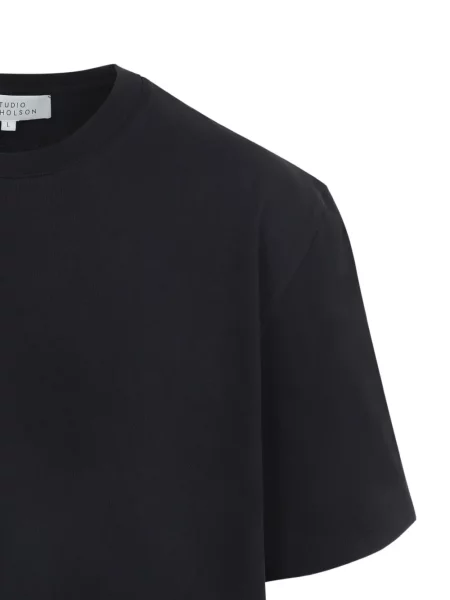Scurt tricou Studio Nicholson negru