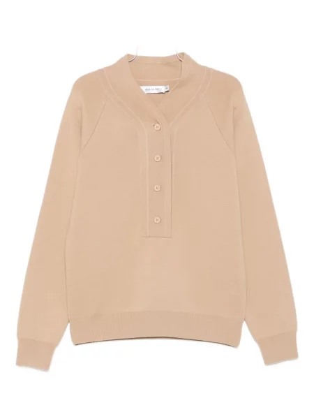 Pulover Aya Muse cu guler henley