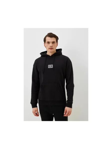 Sportska majica Reebok Sport s kapuljačom crna