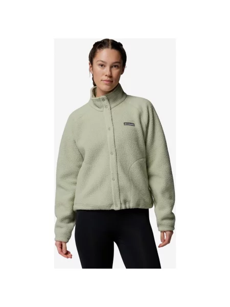 Polar Columbia Jasper Ridge Pebbled Fleece Full Snap S beżowy
