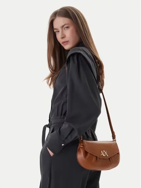 Torebka Armani Exchange brązowa