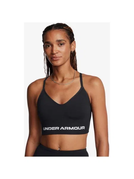Biustonosz sportowy Under Armour Vanish Seamless Low w kolorze czarnym XS czarny
