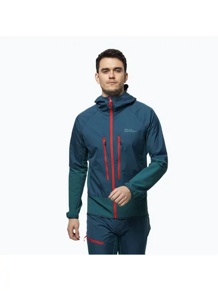 Jack Wolfskin мъжки ски яке Alpspitze Hoody green зелено