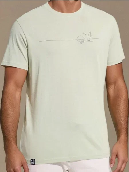 Sinsay Tričko s ozdobným potiskem zelená