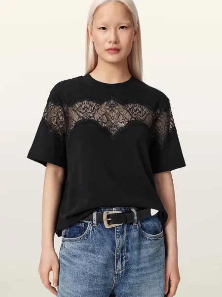 AllSaints t-shirt LISA czarna