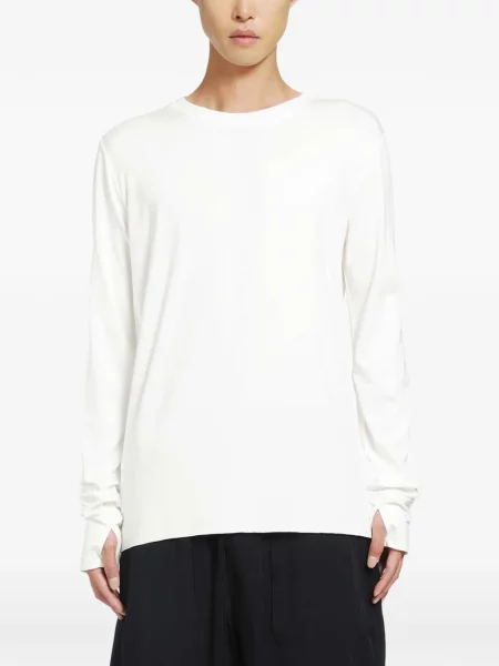 Lung tricou Thom Krom alb