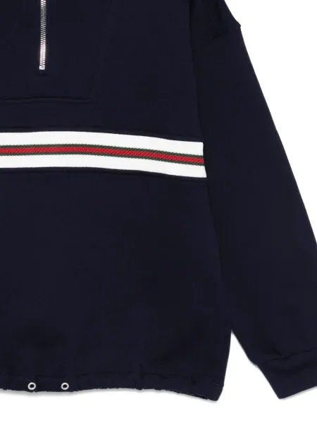 Bluza z kapturem dziecięca Gucci niebieska