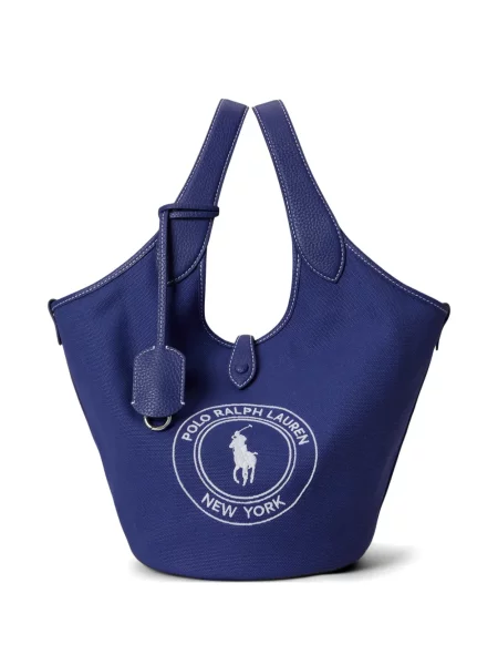 Rucsac Polo Ralph Lauren din piele de căprioară în carouri negru