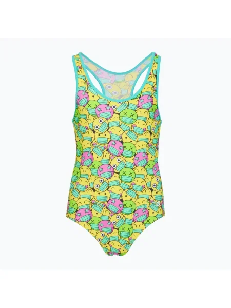 Gyerek egyrészes fürdőruha RAS Face Classic Back multicolour. Méret: 6