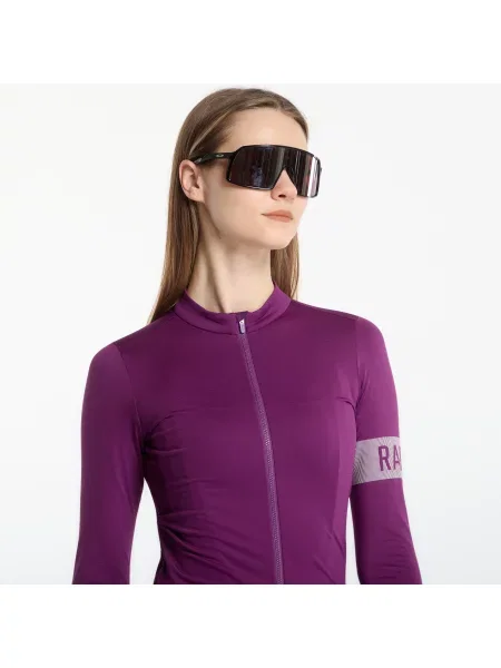 Lung tricou Rapha cu mâneci lungi din jerseu alb