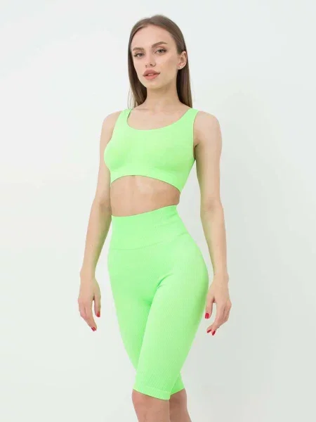 Велосипедки Giulia мікрофібра зелений