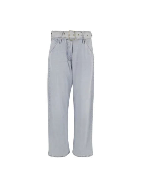 Szerokie jeansy Darkpark niebieskie