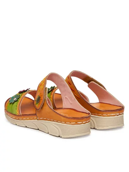 Шльопанці Laura Vita Dorry 13 Оранжевий