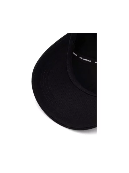 Karl Lagerfeld czapka z daszkiem IKON czarna