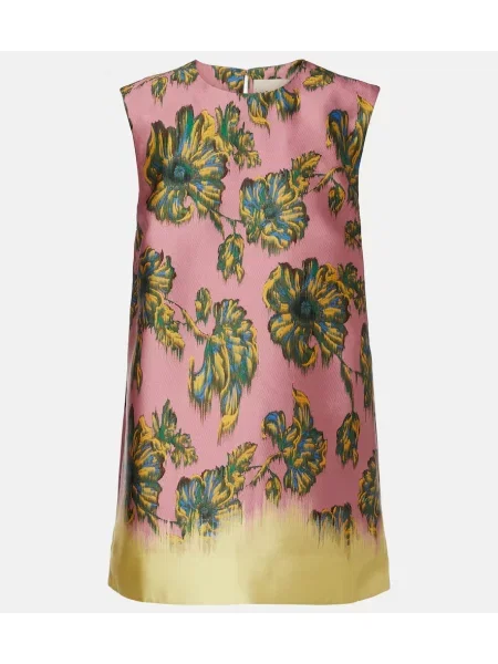 Top Alemais cu model floral roz