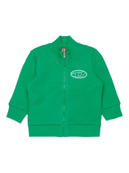 Bluza rozpinana dziecięca Diesel zielona