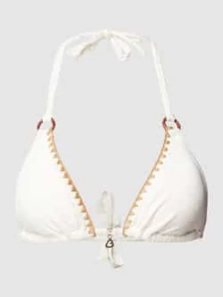 Top bikini z wiązaniem z tyłu model ‘YERO SANTAFE’ Banana Moon biały