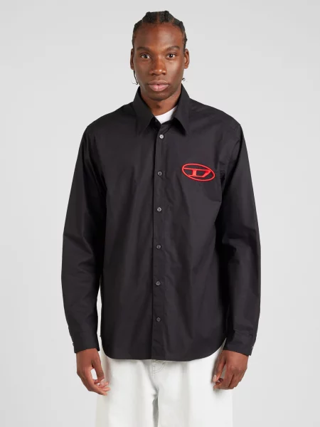 Diesel camasa din S-SIMPLY-D SHIRT negru