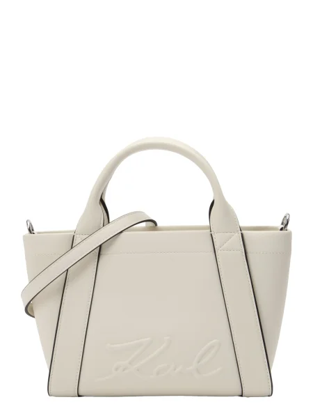 Karl Lagerfeld Kabelka K/VILLE / offwhite černá