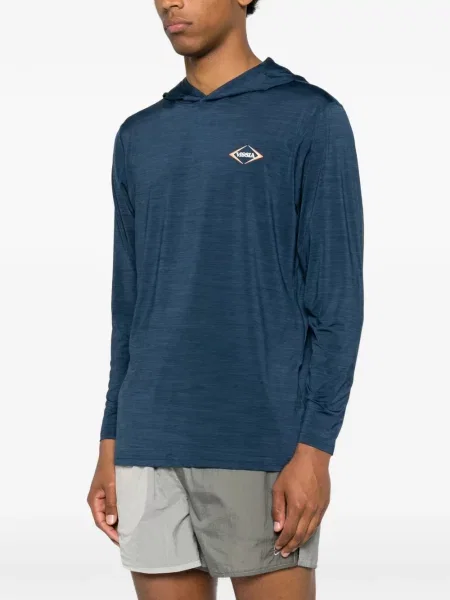 Tricou Vissla cu glugă cu imagine albastru