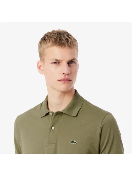 Lacoste Koszulka Polo Classic Fit Light Piqué zielona