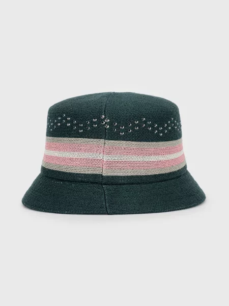 Klobouk z vlněné směsi Kangol zelená