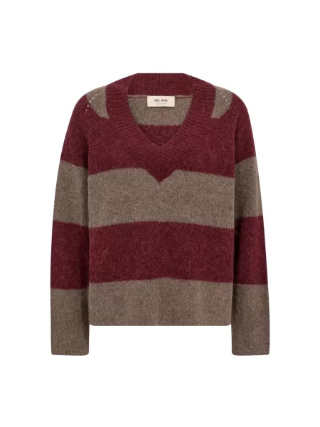 Mos Mosh Sweter Mmtaci Z Alpaki rot czerwony