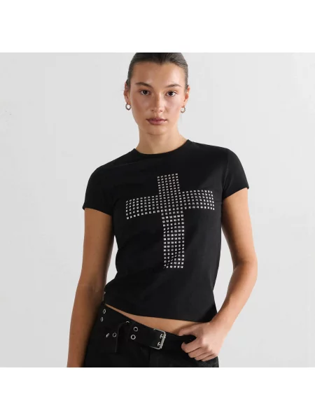Футболка Cropp черная