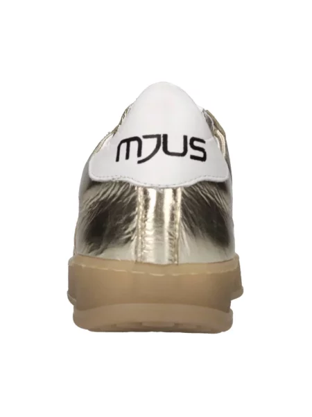 Sneakersy Mjus skórzane żółte