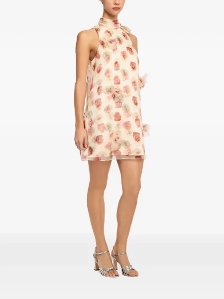 Rochie florală Cinq A Sept cu model floral cu aplicații